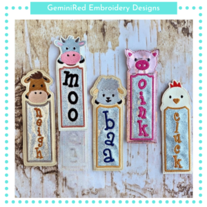 Farm Animals Bookmark Set {5x7}