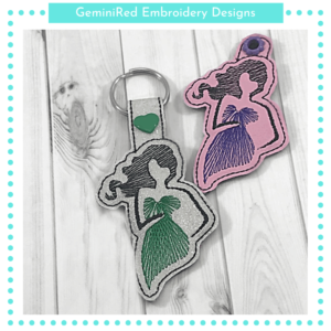 Fashionista 4 Key Fob {Eyelet & Snap}