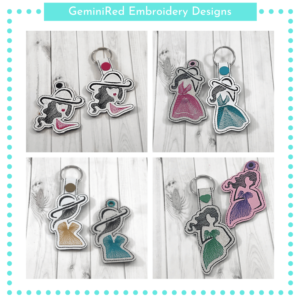 Fashionista Key Fob Bundle {Eyelet & Snap}