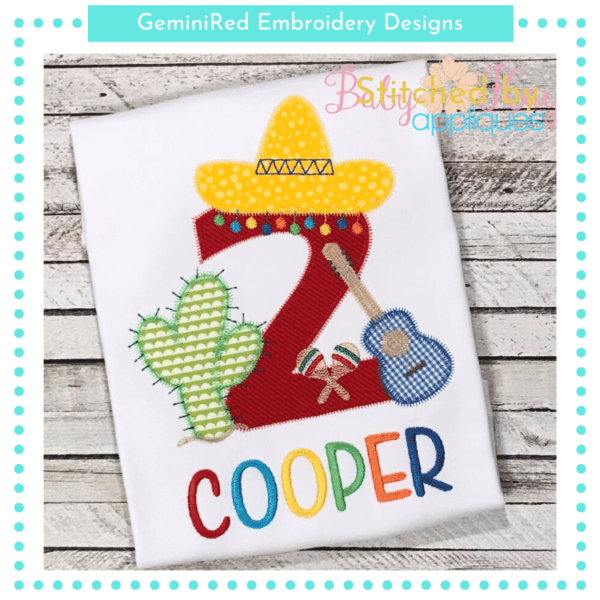 Fiesta Number Set {Four Sizes}