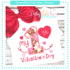 First Valentine's Day {Four Sizes}