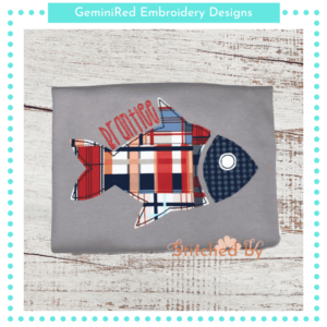 Fish Patchwork {Four Sizes}