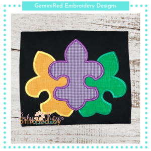 Fleur De Lis Trio {Four Sizes}