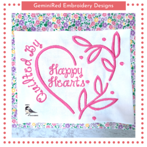 Floral Heart Frame {Five Sizes}