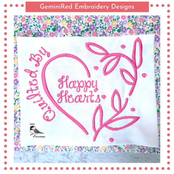 Floral Heart Frame {Five Sizes}