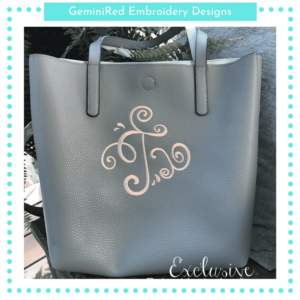 Flourish Elite Monogram Font {Three Sizes}