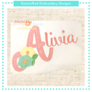 Flower Alpha {Four Sizes}