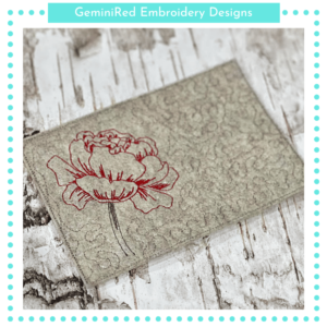 Flower Mug Rug {5x7}