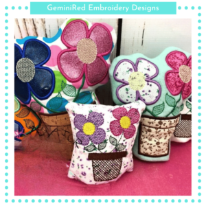 Flowerpot Stuffies {Three Sizes}