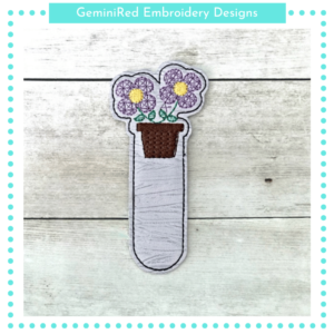 Flowerpot Bookmark {Two Sizes}