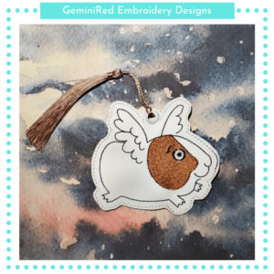 Flying Guinea Pig Bookmark {4x4}