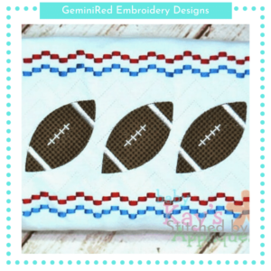 Football Faux Smock {Three Sizes}