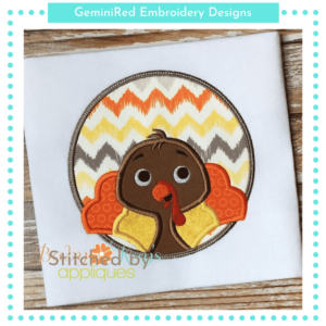 Framed Turkey Boy {Four Sizes}