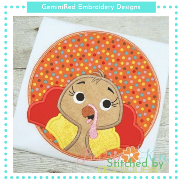 Framed Turkey Girl {Four Sizes} - Image 2