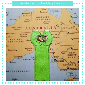 Frill Neck Lizard Bookmark {4x4}
