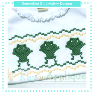 Frog Faux Smock {Three Sizes}