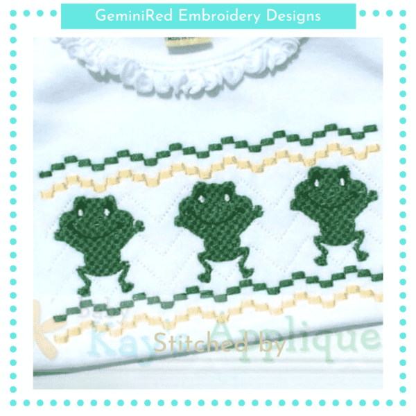 Frog Faux Smock {Three Sizes}