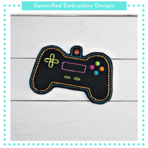 Game Controller Key Fob {Eyelet & Snap}