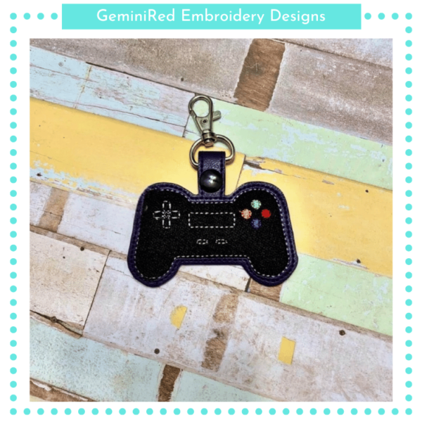 Game Controller Key Fob {Eyelet & Snap} - Image 2