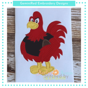Gamecock Mascot Football Player {Four Sizes}
