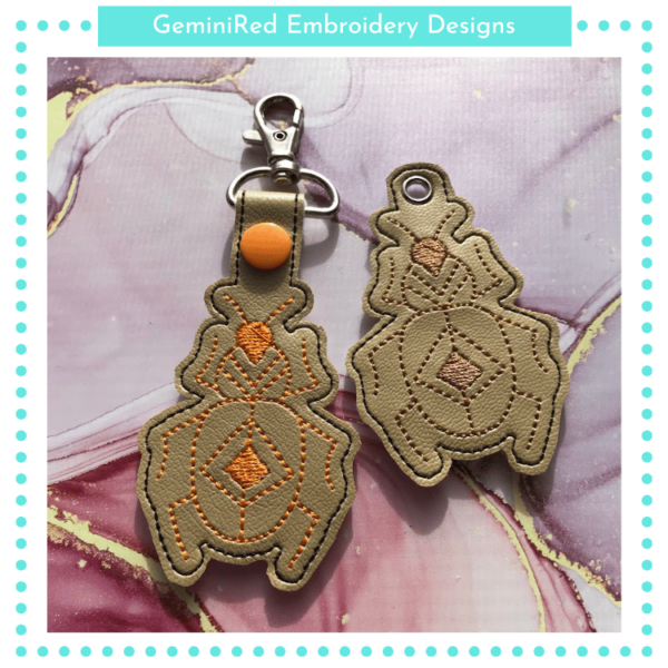 GeoBug Key Fob {Eyelet & Snap} - Image 2