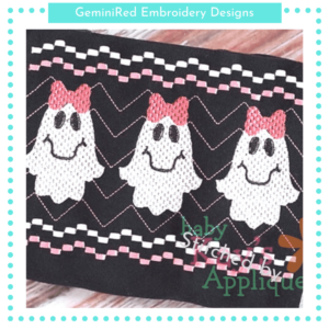 Ghost Girl Faux Smock {Three Sizes}