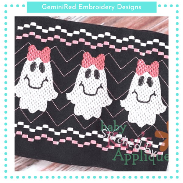 Ghost Girl Faux Smock {Three Sizes}