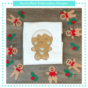 Gingerbread Boy Cutie {Four Sizes}