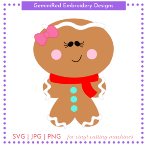 CUT FILE - Gingerbread Girl