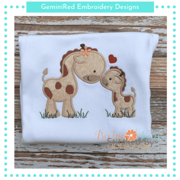 Giraffe Mom & Baby {Four Sizes} - Image 2
