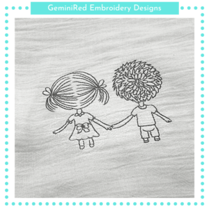 Girl and Boy {Three Sizes}