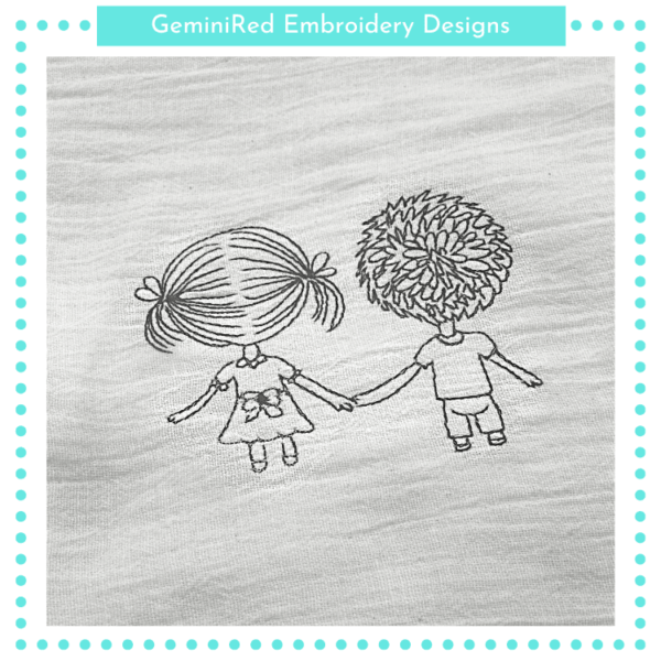 Girl and Boy {Three Sizes}