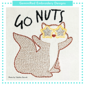 Go Nuts Squirrel {Three Sizes}