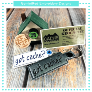 Got Cache? Key Fob {Eyelet & Snap}