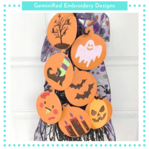 Halloween Ornament Set {4x4}