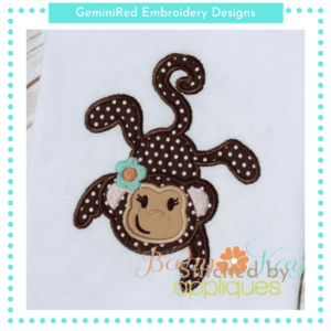 Hanging Monkey Girl {Five Sizes}