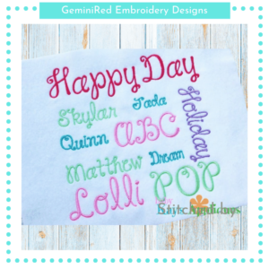 Happy Day Font {Four Sizes}