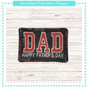 Happy Father's Day Mug Rug {5x7}