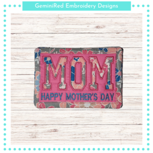 Happy Mother's Day Mug Rug {5x7}