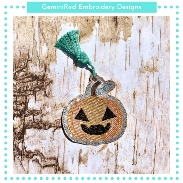 Happy Pumpkin Bookmark {4x4}