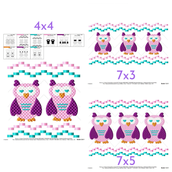 Heart Owl Faux Smock {Three Sizes} - Image 2