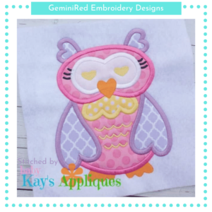 Heart Owl {Four Sizes}