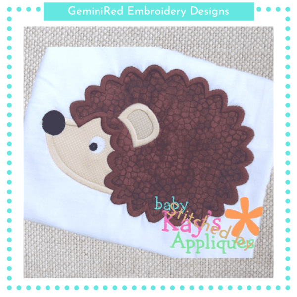 Hedgehog Appliqué {Four Sizes}