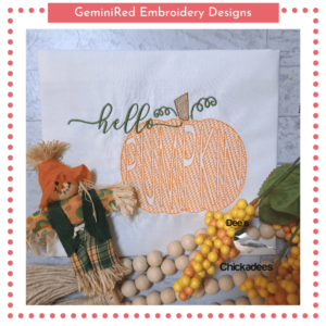Hello Pumpkin {Four Sizes}