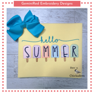 Hello Summer Popsicles {Four Sizes}