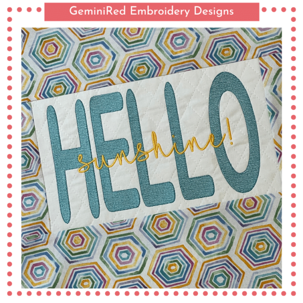 Hello Sunshine {Four Sizes} - Image 2