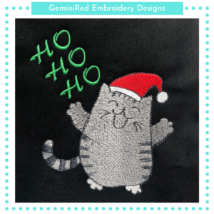 Ho Ho Ho Cat {Two Sizes}