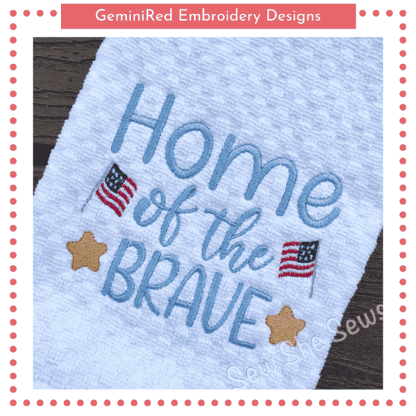 Home of the Brave {Five Sizes} - Image 2