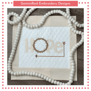 Hope Appliqué {Four Sizes}