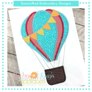 Hot Air Balloon {Three Sizes}
